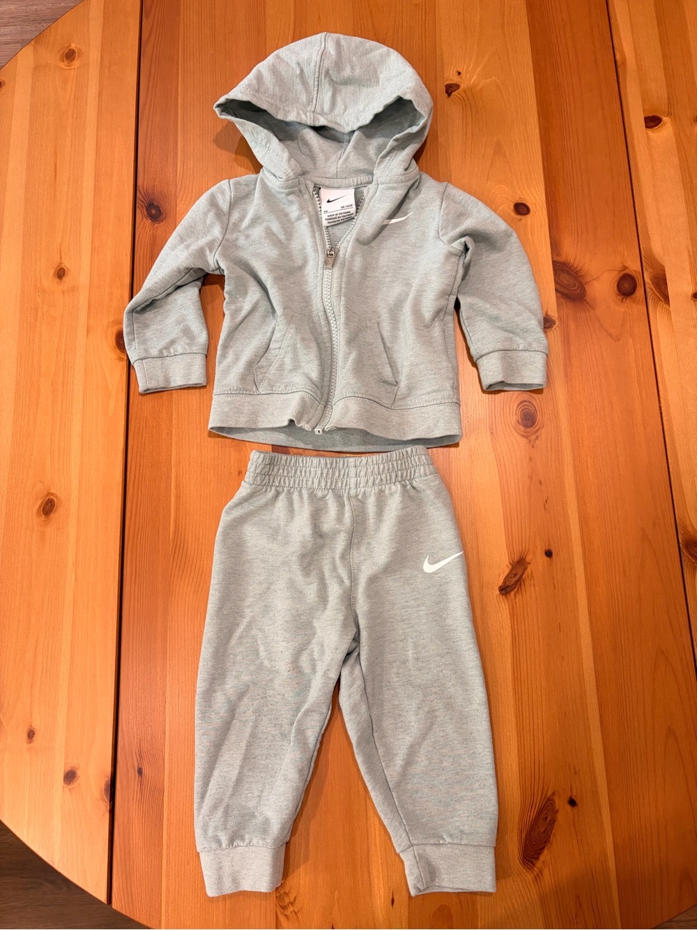 Baby Nike Sage Green Hooded Zip Jacket & Sweatpants